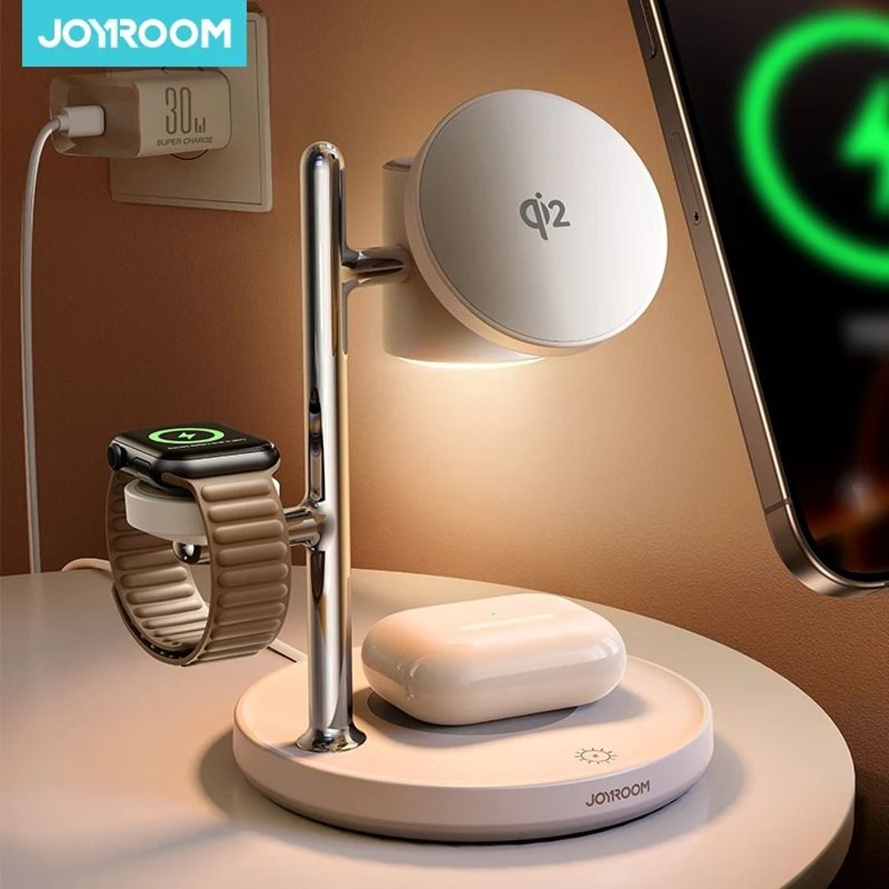 3in1 Magnetic Charging Station HighSpeed Wireless Hub 7