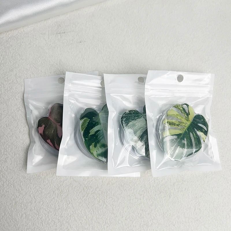 Plant Leaf Magnetic Folding Phone Grip MagSafe Compatible Support 4