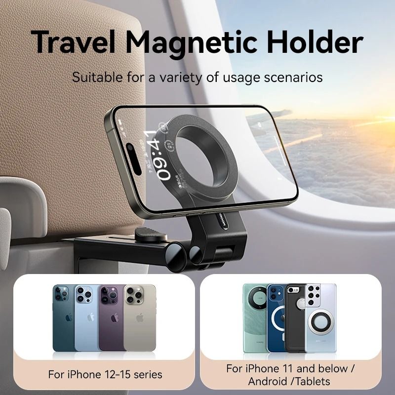 Magnetic Airplane Phone Holder Ultimate HandsFree Travel Essential 3