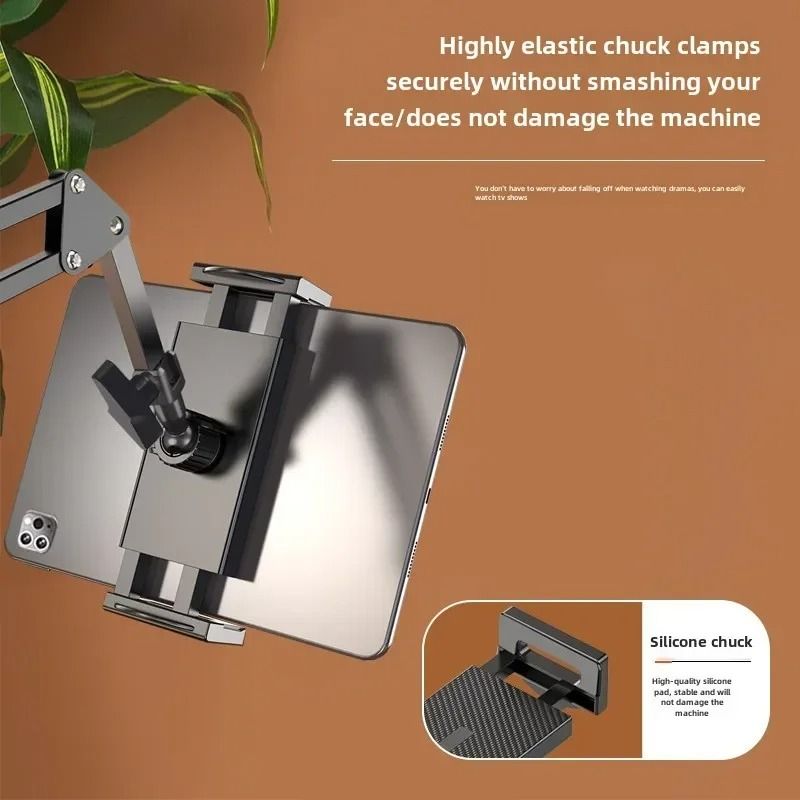 DualUse Bedside And Desktop Tablet Stand Universal HeavyDuty Gooseneck Mount 3