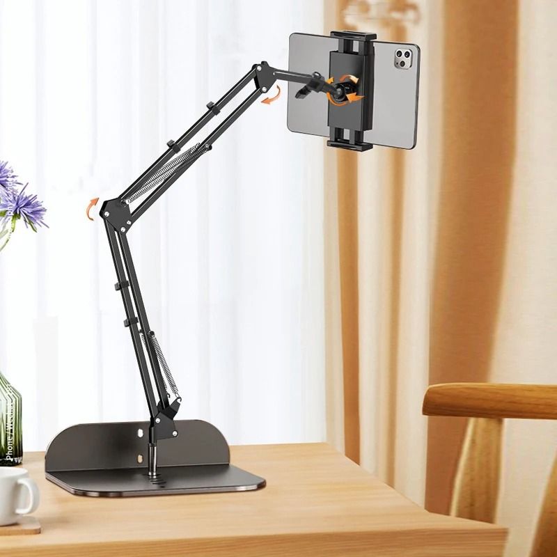 DualUse Bedside And Desktop Tablet Stand Universal HeavyDuty Gooseneck Mount 4