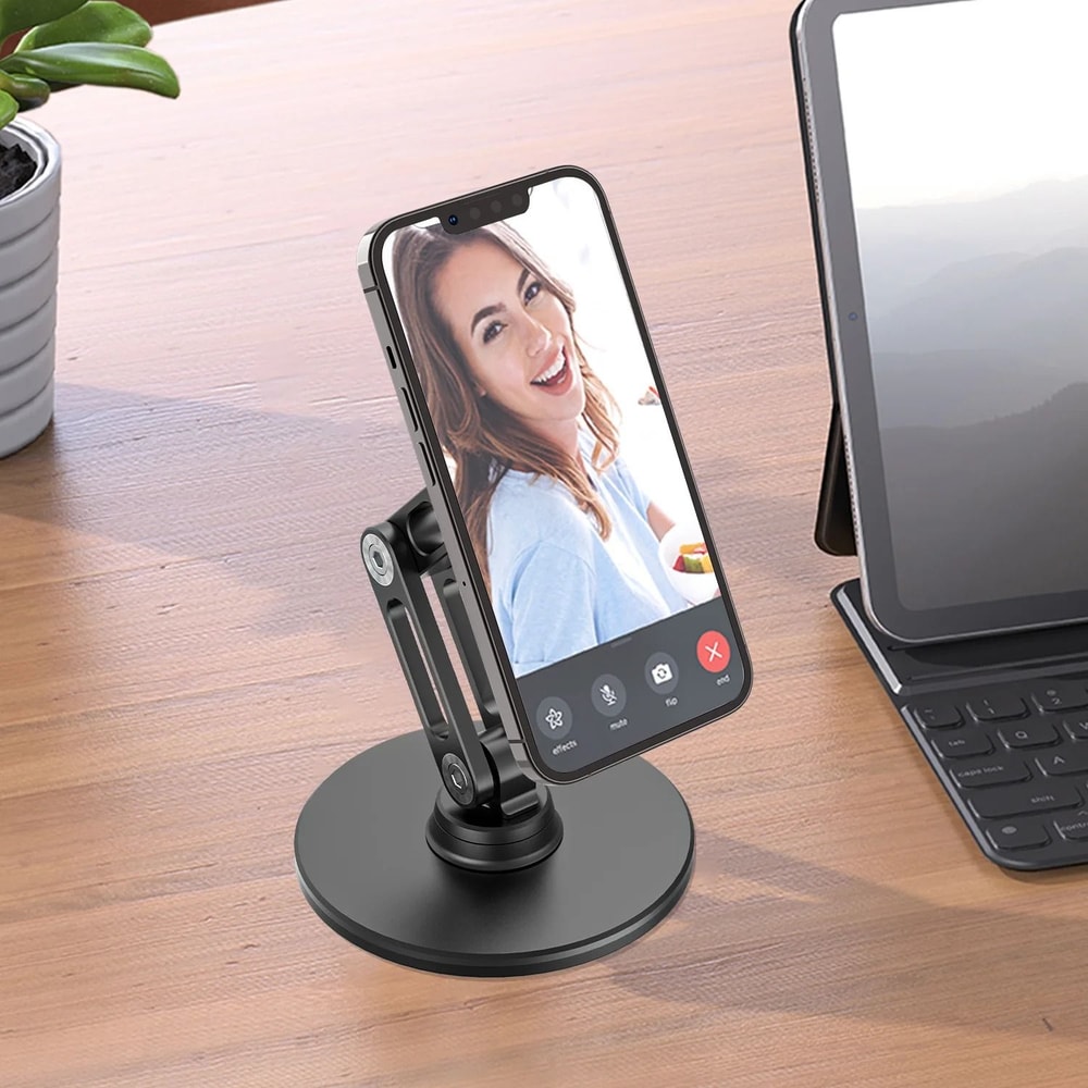 Magnetic Foldable Desktop Stand Premium Universal Phone Support 4
