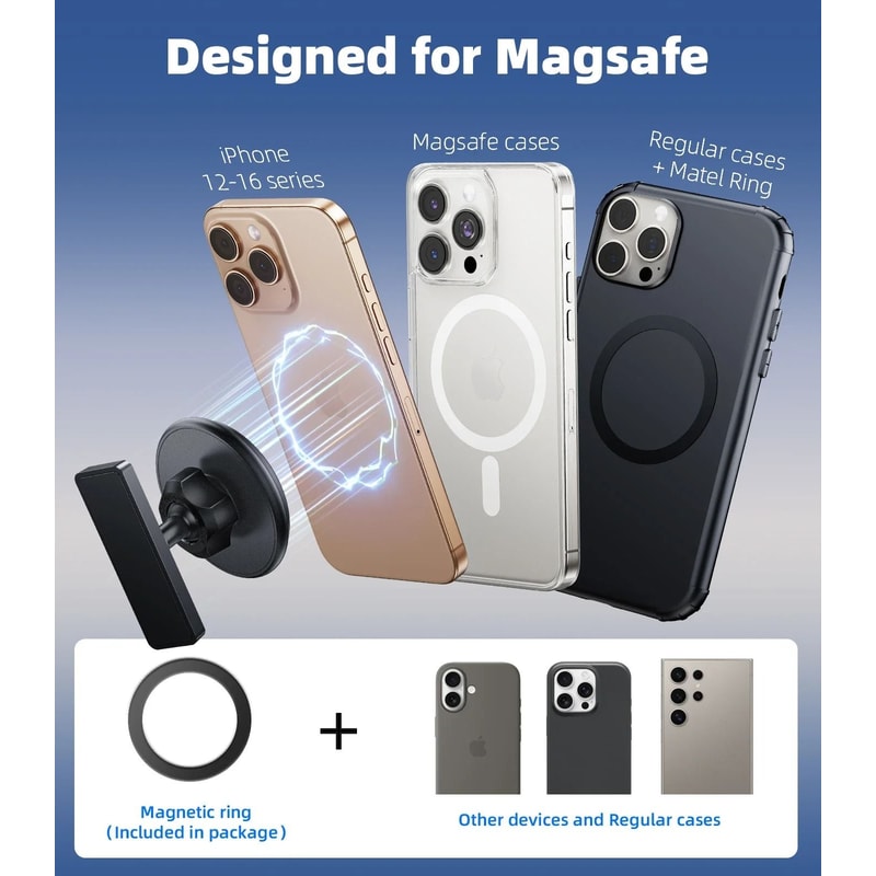 Portable Magnetic Utility Mount 360 Rotatable Universal Support 3