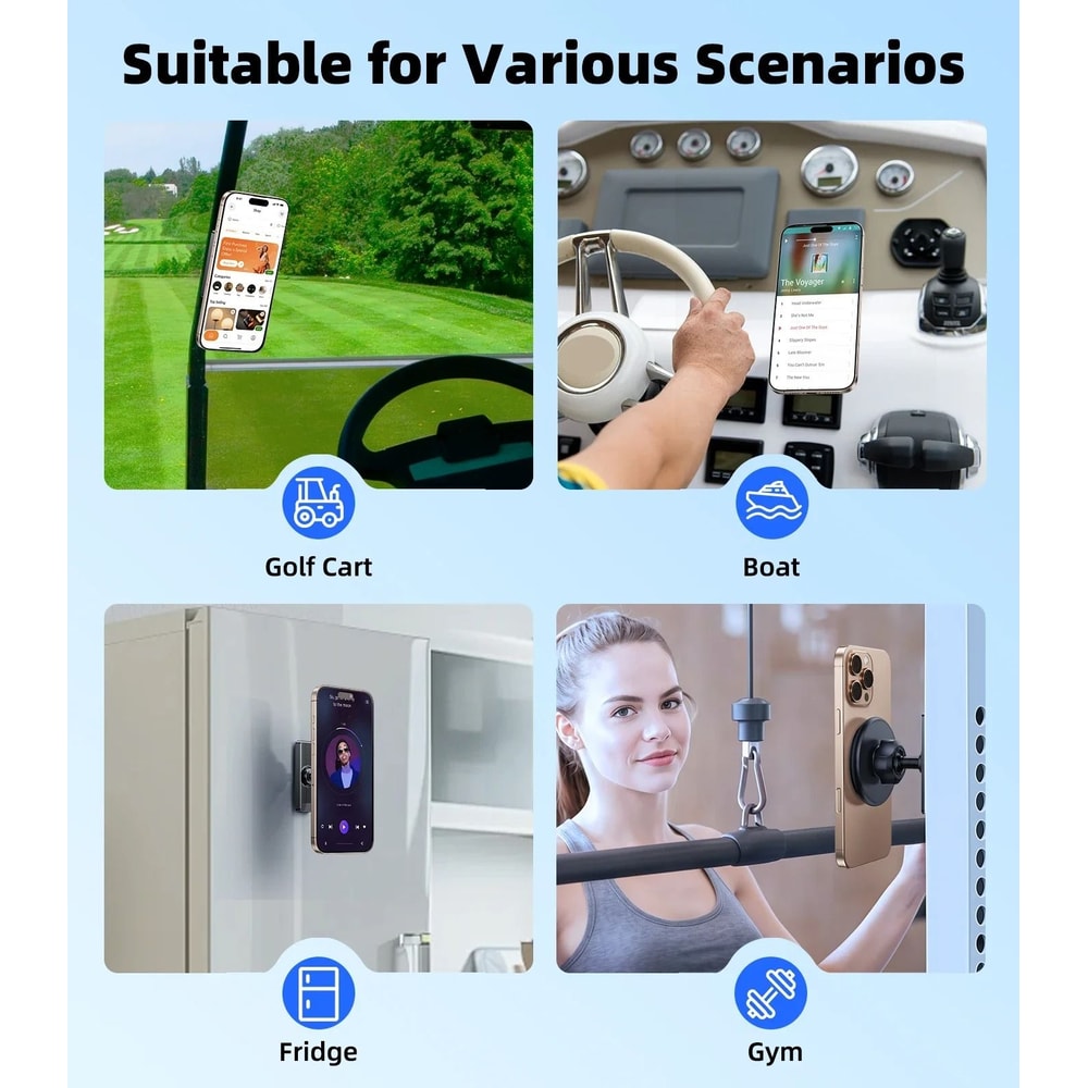 Portable Magnetic Utility Mount 360 Rotatable Universal Support 5