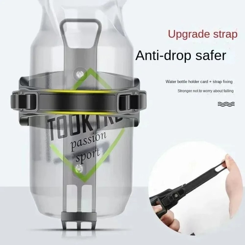 Rotatable Multifunctional Bottle Cage 360 Adjustable Cycling Beverage Holder 2