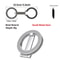 DualSided Magnetic Ring Holder Universal MagSafe Folding Bracket 9