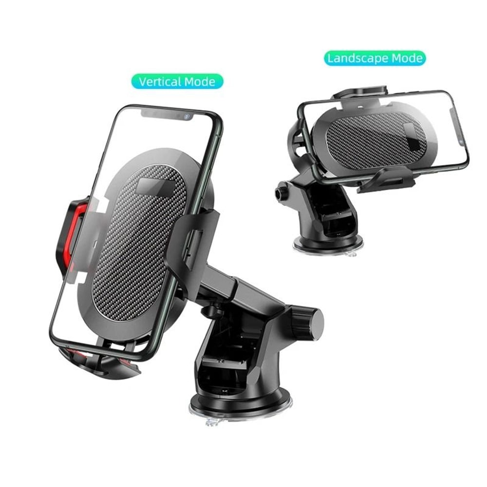 HeavyDuty Sucker Car Mount Universal AntiShake Dashboard Windshield Holder 3