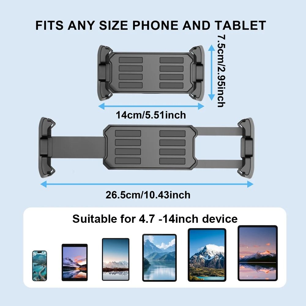 Adjustable Tripod Floor Stand HeavyDuty Tablet Phone Support 2