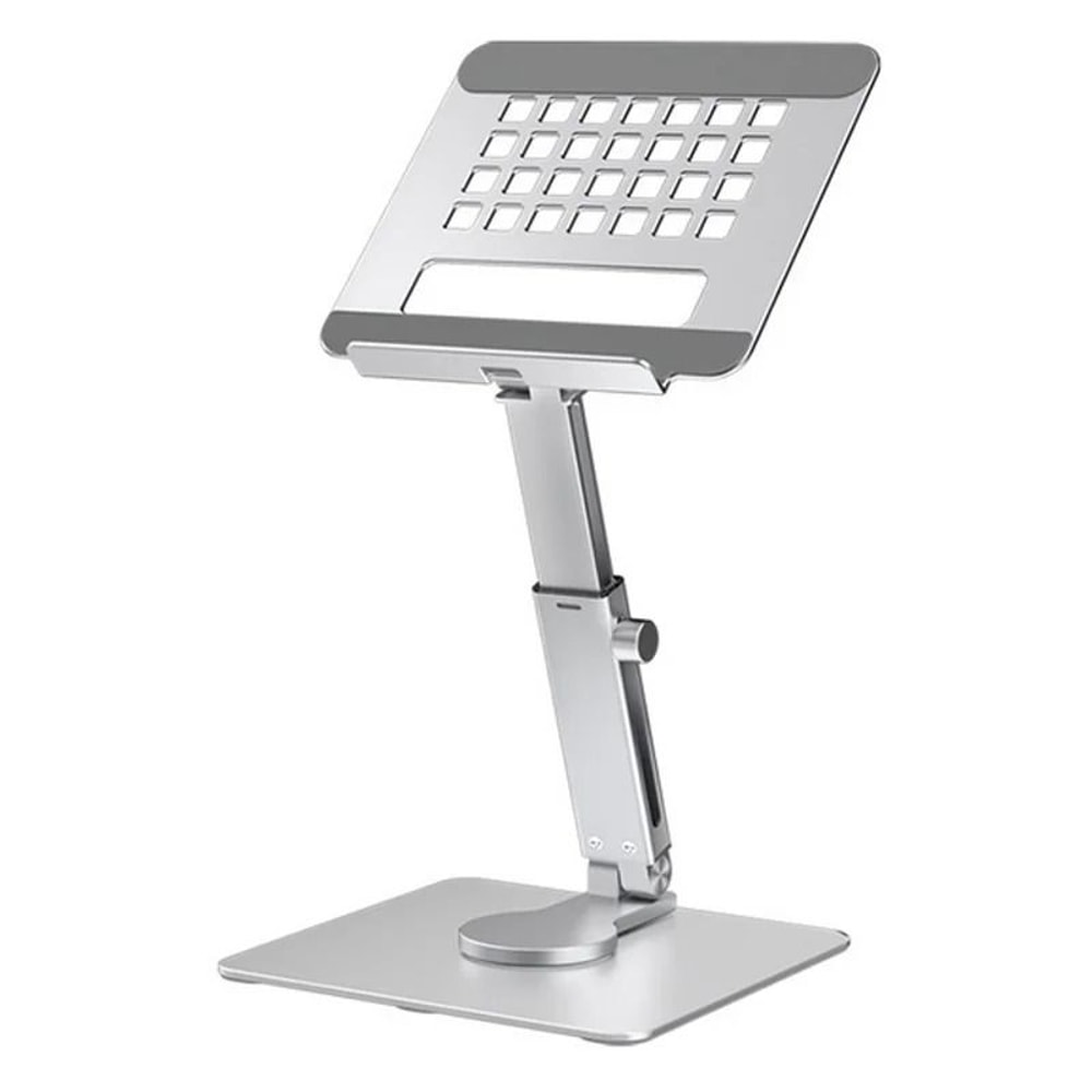 Aluminum Desktop Tablet Stand HeavyDuty 360 Rotating Riser 8