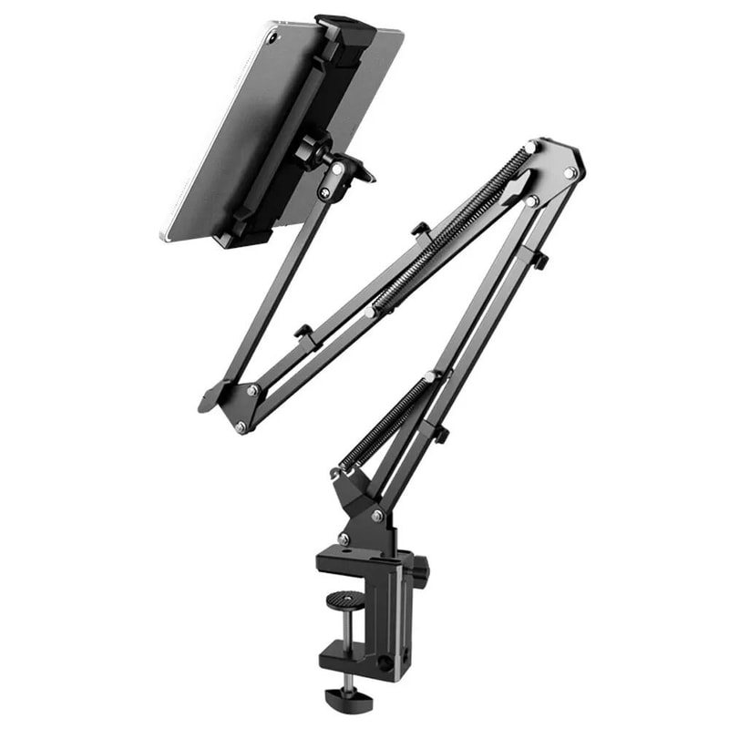 Aluminum Articulating Tablet Mount 360 Rotating Bed Desktop Support 2