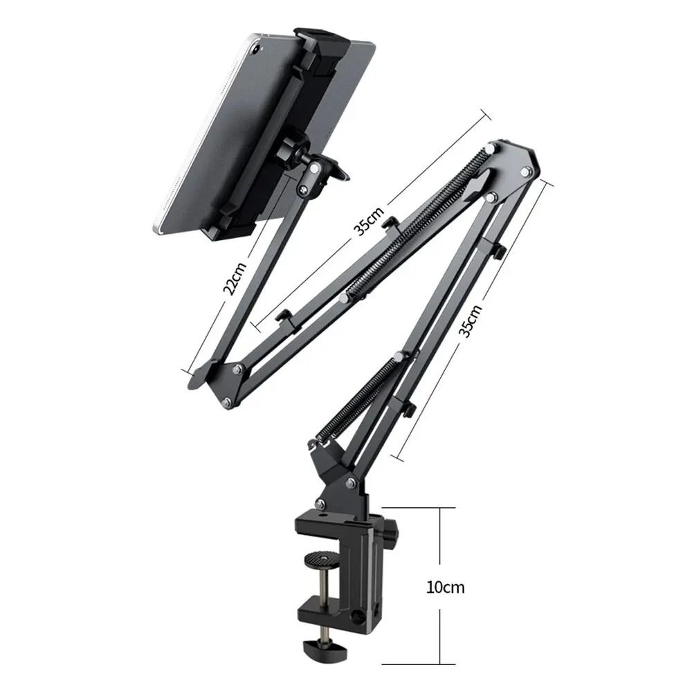 Aluminum Articulating Tablet Mount 360 Rotating Bed Desktop Support 6