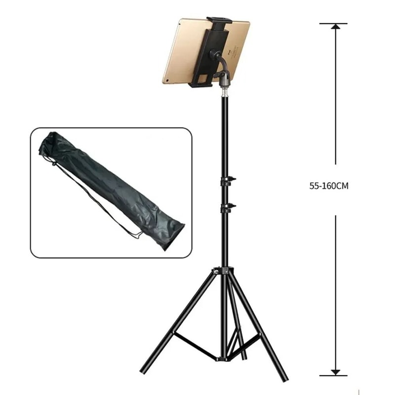 Aluminum Tablet Tripod HighReach HeavyDuty Floor Mount 3