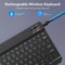 Slim Wireless Bluetooth Keyboard Universal Rechargeable Portable Deck 4