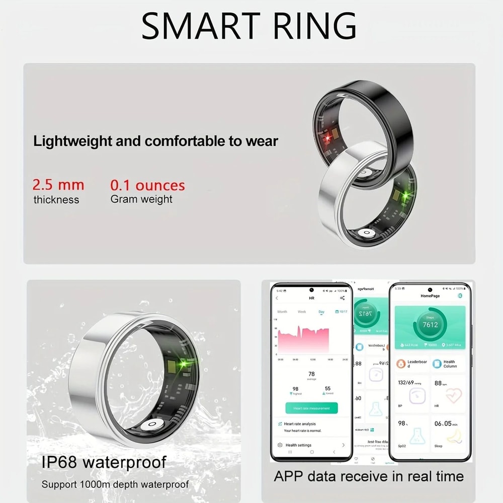 Health Fitness Smart Ring Precision Sleep Tracking Motion Monitoring 3
