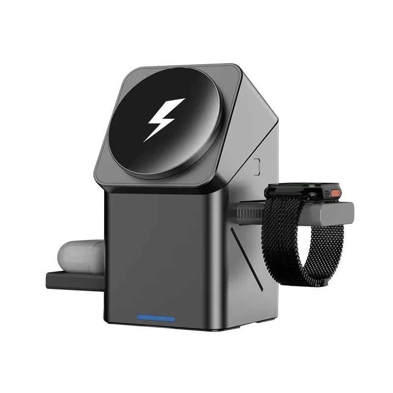 Automatic Touch 3in1 Magnetic Charging Station HighSpeed MagSafe Desktop Dock 1