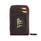 Vintage RFIDBlocking Card Case Luxury PU Leather Secure Zipper Wallet 7