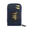 Vintage RFIDBlocking Card Case Luxury PU Leather Secure Zipper Wallet 8