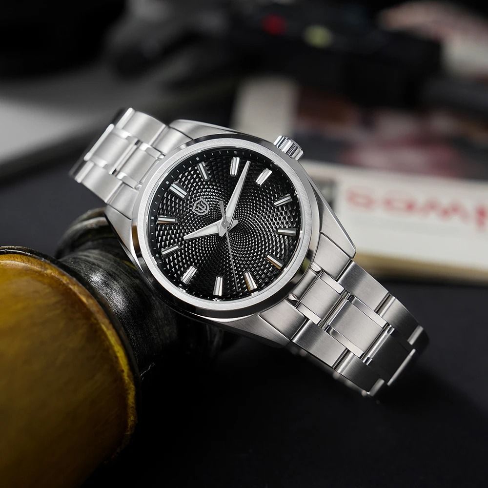 Guilloche Dial Quartz Watch HighPrecision Sweep Movement Luxury Timepiece 2