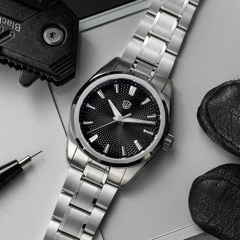 Guilloche Dial Quartz Watch HighPrecision Sweep Movement Luxury Timepiece 3