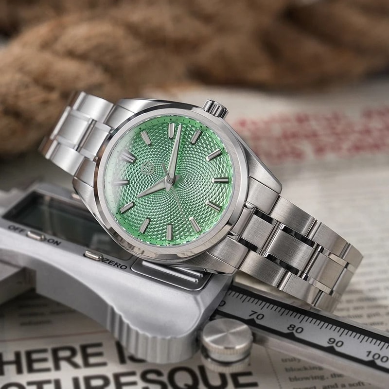 Guilloche Dial Quartz Watch HighPrecision Sweep Movement Luxury Timepiece 4