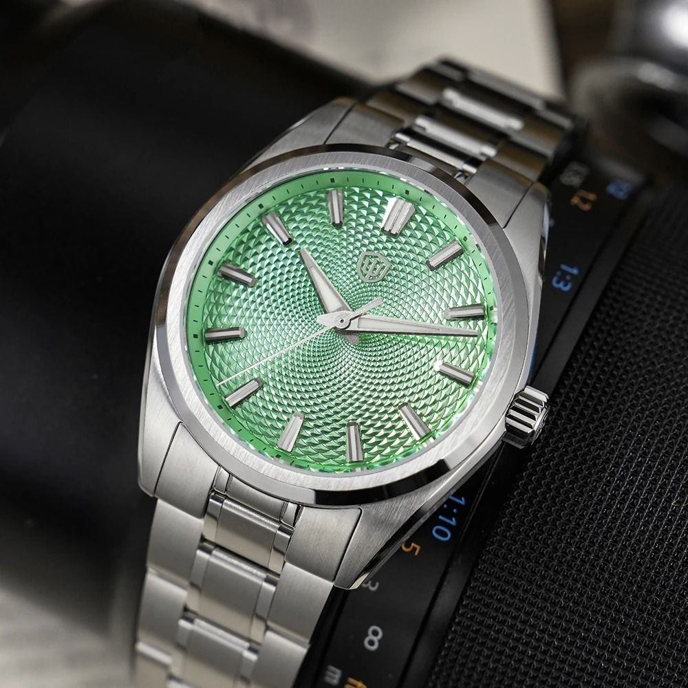 Guilloche Dial Quartz Watch HighPrecision Sweep Movement Luxury Timepiece 5