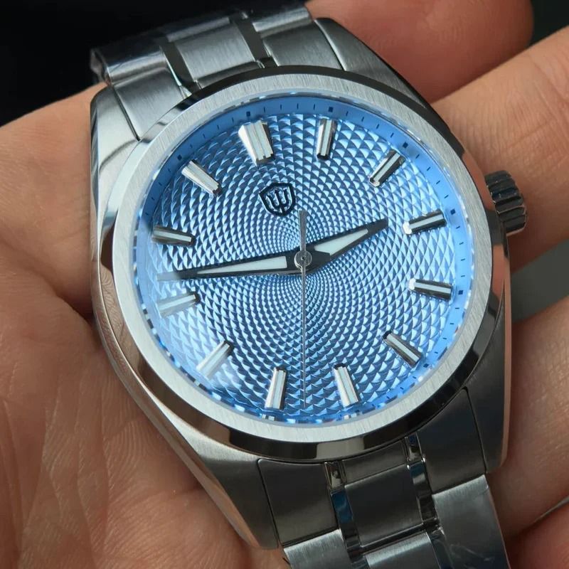 Guilloche Dial Quartz Watch HighPrecision Sweep Movement Luxury Timepiece 6