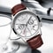 Luxury Chronograph Sport Watch Business Casual Leather Date Timepiece 1