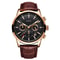 Luxury Chronograph Sport Watch Business Casual Leather Date Timepiece 8