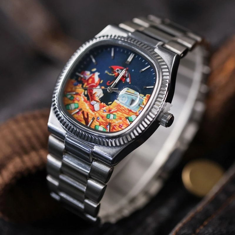 Square Luxury Quartz Watch HighEnd Stainless Steel Fashion Timepiece 9