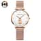 Minimalist Dress Watch HighPrecision Quartz Stainless Steel Mesh Timepiece 10