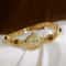 Luxury Elegant Amber Jewelry Watch Vintage Gold Bracelet Oval Timepiece 3
