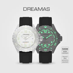 extreme depth diving watch – japanese mechanical movement 500m waterproof timepiece