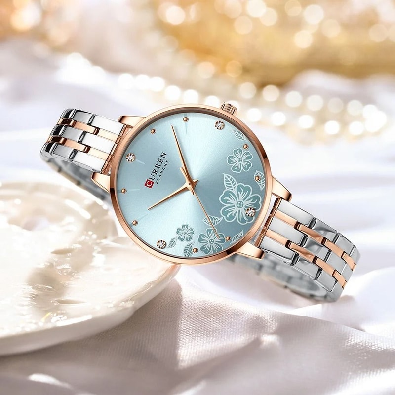 UltraThin Fashion Wristwatch Minimalist Stainless Steel Romantic Dress Watch 2