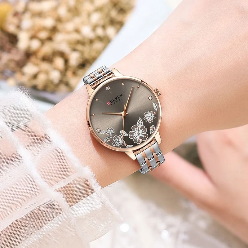 UltraThin Fashion Wristwatch Minimalist Stainless Steel Romantic Dress Watch 4