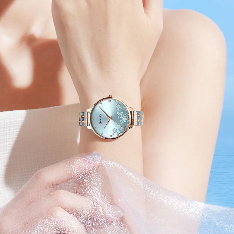 UltraThin Fashion Wristwatch Minimalist Stainless Steel Romantic Dress Watch 5