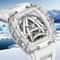 Skeleton Mechanical Timepiece Luxury Sapphire Glass Stainless Steel Waterproof Watch 1