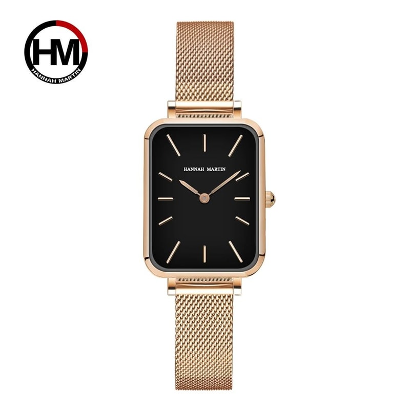 Elegant Square Mesh Strap Watch 10