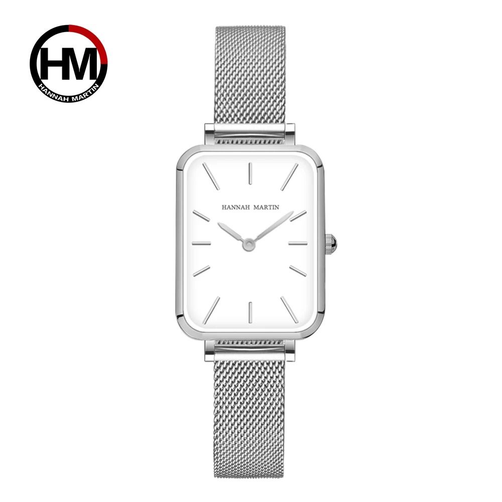 Elegant Square Mesh Strap Watch 7