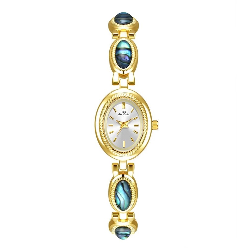 Luxury Vintage Gold Shell Bracelet Watch 7