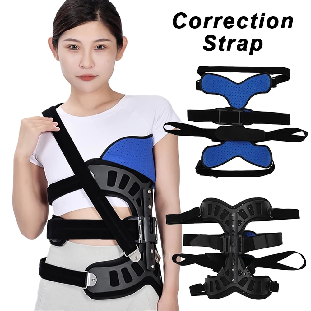 Adjustable Scoliosis Posture Corrector, Spinal Support & Alignment