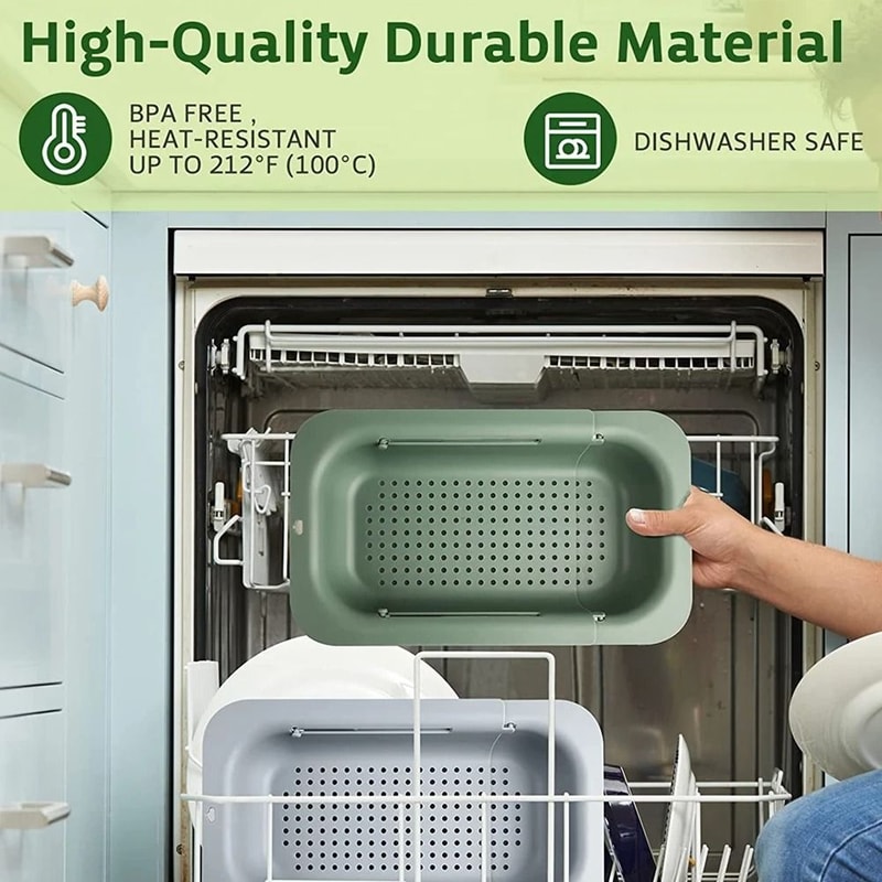 Extendable OverTheSink Universal Colander 3