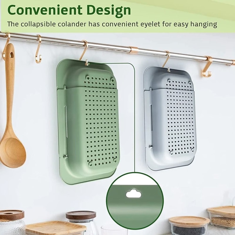 Extendable OverTheSink Universal Colander 4