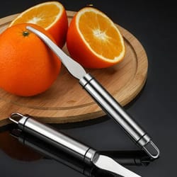 stainless steel citrus peeler & corer