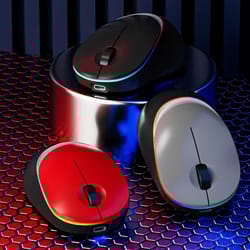 triple-channel light-emitting wireless mouse