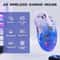 Transparent DualMode RGB Gaming Mouse With Digital Display 0