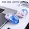 Transparent DualMode RGB Gaming Mouse With Digital Display 4