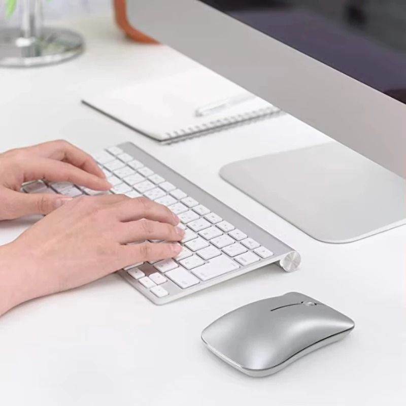 TripleMode Aluminum Silent Wireless Mouse 4