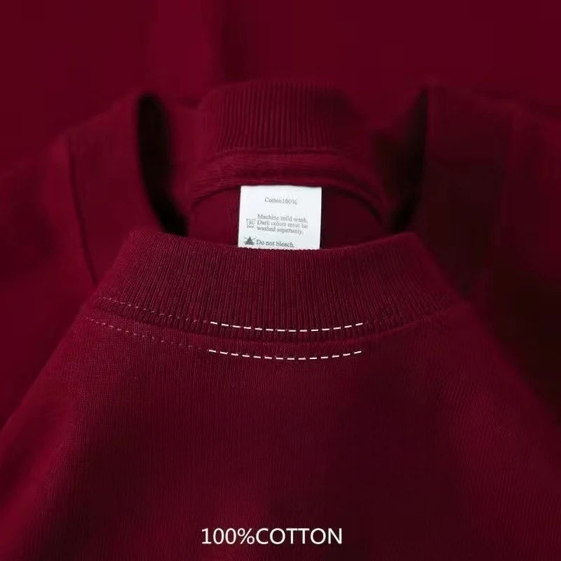 Heavy Weight Mens Cotton TShirt Breathable Comfortable Wear 7