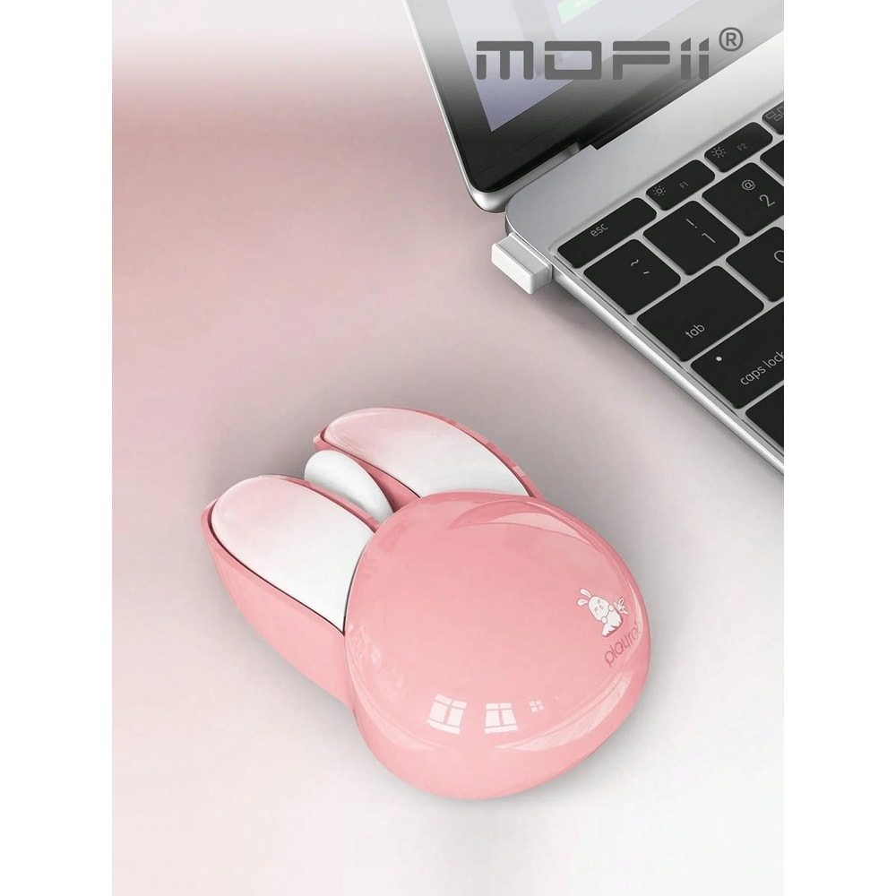 Cute Rabbit Silent Wireless Mini Mouse 1