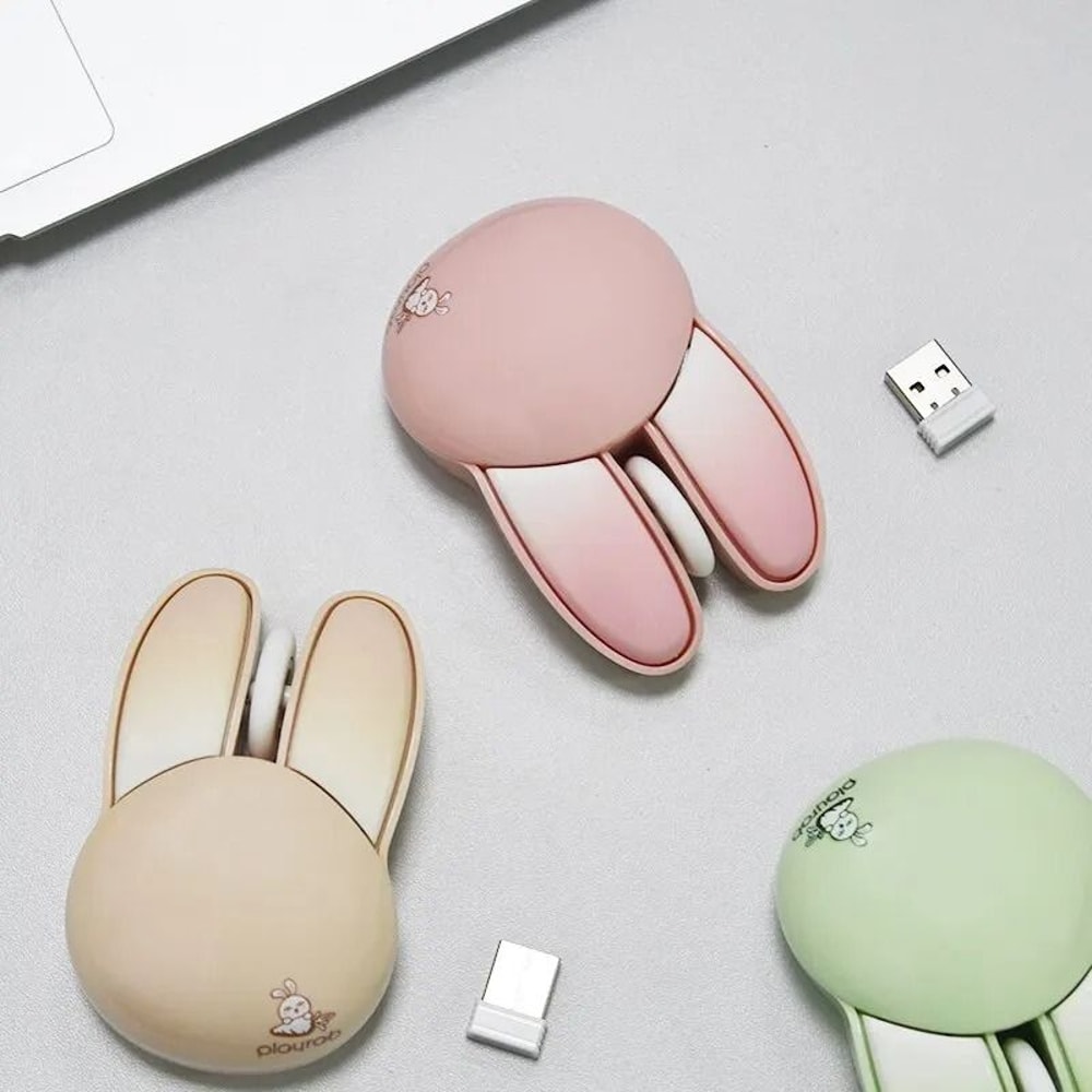 Cute Rabbit Silent Wireless Mini Mouse 4